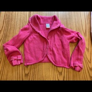 Gymboree 5-6 hot pink sweater